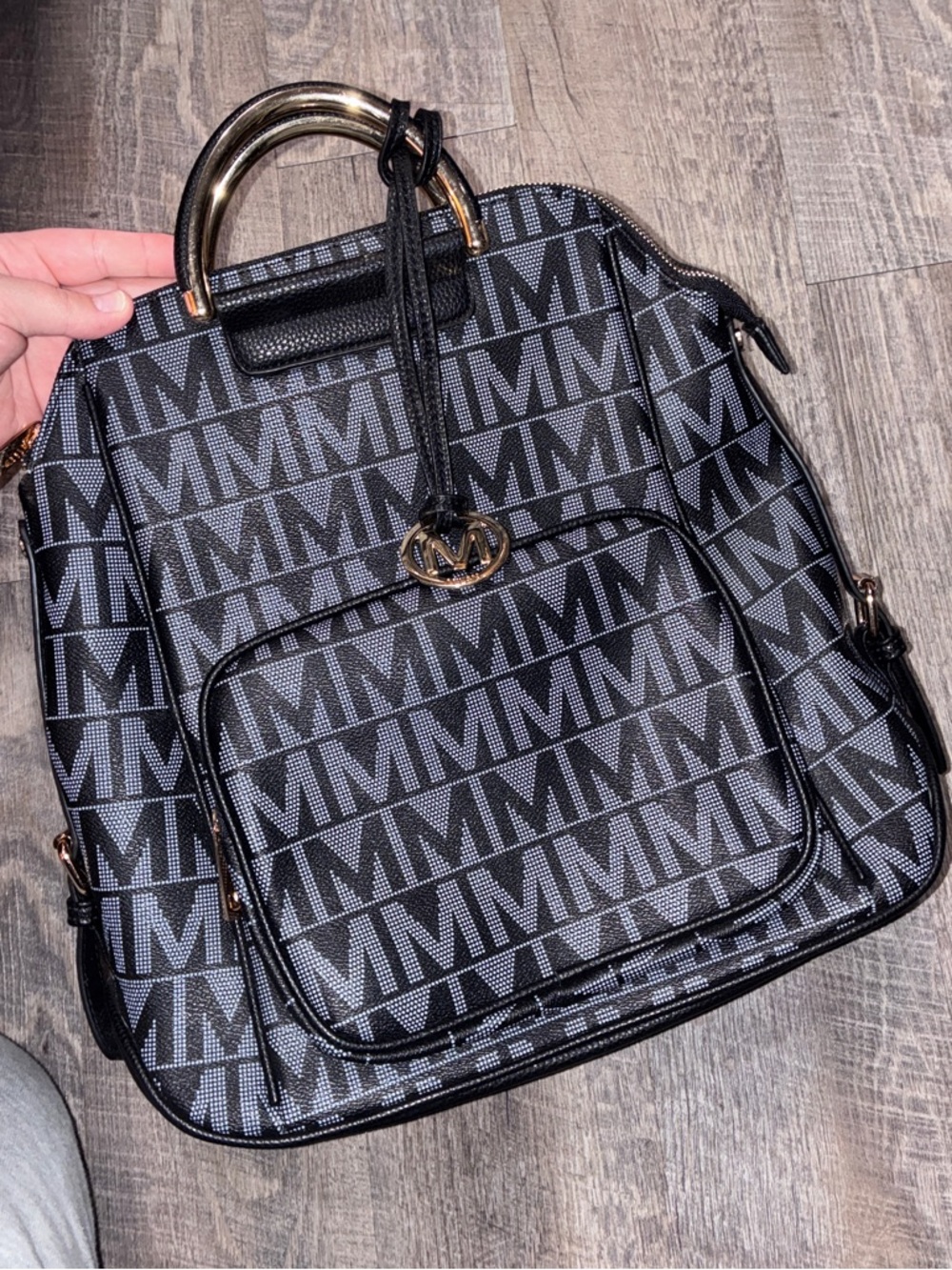 MKF Collection Cora Milan M Signature Trendy Backpack